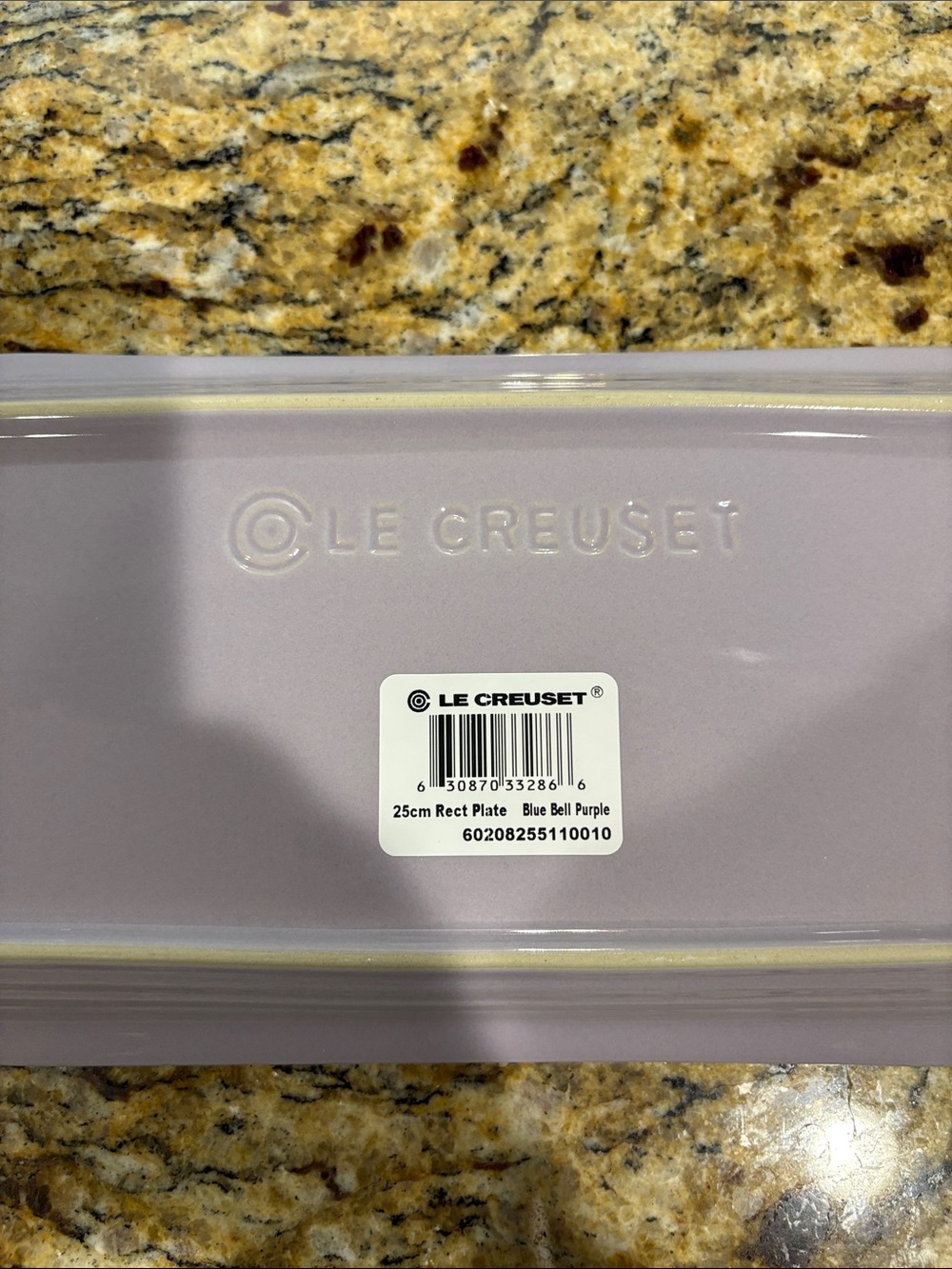 Le Creuset Rectangular Serving Platter with Pinch Bowl, Blue Bell Purple - Picture 8 of 16